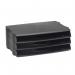 Avery Eco Wide Entry Letter Tray Stackable A4Foolscap Landscape Black (Pack 3) - DR800BLK 45175AV