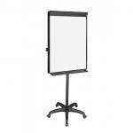 Bi-Office Vanguard Mobile Flipchart Easel Magnetic 700x1000mm Black - EA48066921 45214BS