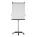 Bi-Office Earth-it Mobile Flipchart Easel Magnetic 700x1000mm Silver - EA4876995 45228BS