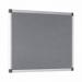 Bi-Office Maya Grey Felt Noticeboard Aluminium Frame 600x450mm - FA0242170 45256BS