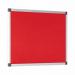 Bi-Office Maya Red Felt Noticeboard Aluminium Frame 600x450mm - FA0246170 45270BS