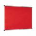 Bi-Office Maya Red Felt Noticeboard Aluminium Frame 900x600mm - FA0346170 45305BS