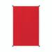 Bi-Office Maya Red Felt Noticeboard Aluminium Frame 900x600mm - FA0346170 45305BS