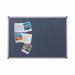 Bi-Office Maya Blue Felt Noticeboard Aluminium Frame 1200x900mm - FA0543170 45326BS