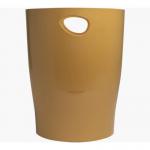 Exacompta NeoDeco 15 Litre Waste Bin 263x263x335mm Copper Gold (Each) - 45329D 45331EX