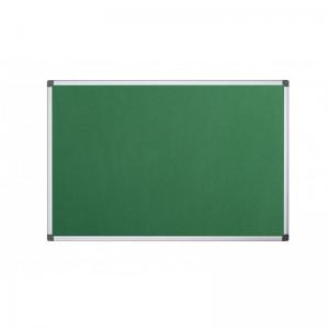 Bi-Office Maya Green Felt Noticeboard Aluminium Frame 1200x900mm -