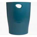 Exacompta NeoDeco 15 Litre Waste Bin 263x263x335mm Duck Blue (Each) - 45328D 45338EX