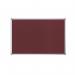 Bi-Office Maya Burgundy Felt Noticeboard Aluminium Frame 2400x1200mm - FA2133170 45354BS