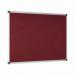 Bi-Office Maya Burgundy Felt Noticeboard Aluminium Frame 2400x1200mm - FA2133170 45354BS