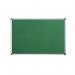 Bi-Office Maya Green Felt Noticeboard Aluminium Frame 2400x1200mm - FA2144170 45375BS