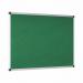 Bi-Office Maya Green Felt Noticeboard Aluminium Frame 2400x1200mm - FA2144170 45375BS