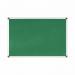 Bi-Office Maya Green Felt Noticeboard Aluminium Frame 2400x1200mm - FA2144170 45375BS