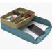 Exacompta NeoDeco Combo Top for Letter Tray 255x180x330mm Assorted Colours (Pack 4) - 116505D 45401EX