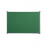 Bi-Office Maya Green Felt Noticeboard Aluminium Frame 1800x1200mm - FA2744170 45410BS