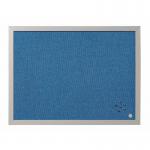 Bi-Office Blue Bells Pearl Noticeboard Aluminium Frame 600x450mm - FB04130608 45459BS