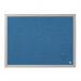 Bi-Office Blue Bells Pearl Noticeboard Aluminium Frame 600x450mm - FB04130608 45459BS