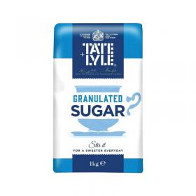 Tate & Lyle Granulated White Sugar Bag (Pack 1Kg) - 0403426 45520CP