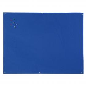 Bi-Office Blue Felt Noticeboard Unframed 1200x900mm - FB1443397 45536BS