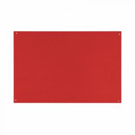 Bi-Office Red Felt Noticeboard Unframed 1200x900mm - FB1446397 45550BS