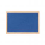 Bi-Office Earth-It Blue Felt Noticeboard Oak Wood Frame 1800x1200mm - FB8543233 45564BS