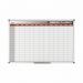 Bi-Office Annual Magnetic Whiteboard Planner Aluminium Frame 900x600mm - GA0337170 45606BS