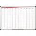 Bi-Office 365-Day Annual Magnetic Whiteboard Planner Aluminium Frame 900x600mm - GA0360170 45627BS