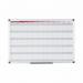 Bi-Office 52-Week Annual Magnetic Whiteboard Planner Aluminium Frame 900x600mm - GA0361170 45634BS