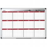 Bi-Office Annual Magnetic Whiteboard Planner Aluminium Frame 900x600mm - GA0375170 45641BS