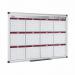 Bi-Office Annual Magnetic Whiteboard Planner Aluminium Frame 900x600mm - GA0375170 45641BS