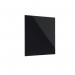 Bi-Office Magnetic Glass Whiteboard Memo Tile 480x480mm Black - GL150201 45669BS