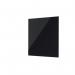 Bi-Office Magnetic Glass Whiteboard Memo Tile 480x480mm Black - GL150201 45669BS