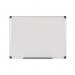 Bi-Office Maya Gridded Double Sided Non Magnetic Whiteboard Melamine Aluminium Frame 600x450mm - MA0221170 45704BS