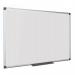 Bi-Office Maya Gridded Magnetic Lacquered Steel Whiteboard Aluminium Frame 600x450mm - MA0247170 45711BS