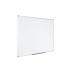 Bi-Office Maya Non Magnetic Melamine Whiteboard Aluminium Frame 600x900mm - MA0312170 45718BS