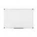 Bi-Office Maya Non Magnetic Melamine Whiteboard Aluminium Frame 600x900mm - MA0312170 45718BS