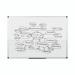 Bi-Office Maya Non Magnetic Melamine Whiteboard Aluminium Frame 2400x1200mm - MA2112170 45809BS