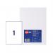 Avery Display Label A3 Removable Matt White (Pack 10 Labels) A3L001-10 45819AV