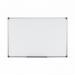 Bi-Office Maya Magnetic Melamine Whiteboard Grey Plastic Frame 600x450mm - MB0407186 45886BS