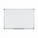 Bi-Office Maya Magnetic Melamine Whiteboard Grey Plastic Frame 900x600mm - MB0707186 45893BS