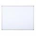 Bi-Office Maya Non Magnetic Melamine Whiteboard Grey Plastic Frame 600x900mm - MB0712186 45900BS