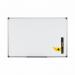 Bi-Office Maya Non Magnetic Melamine Whiteboard Grey Plastic Frame 1200x1800mm - MB8512186 45914BS