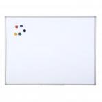 Bi-Office Maya Non Magnetic Melamine Whiteboard Grey Plastic Fame 2400x1200mm 45928BS