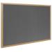 Bi-Office Earth-It Grey Felt Noticeboard Oak Wood Frame 1200x900mm - RFB1442233 45956BS