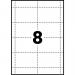 Avery Badge Pockets 60mm x 90mm 24 Inserts 20 Holders 45973AV