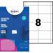 Avery Badge Pockets 60mm x 90mm 24 Inserts 20 Holders 45973AV
