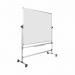 Bi-Office Earth-It Mobile Whiteboard Non Magnetic 1500x1200mm Silver - RQR0421 45984BS