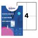 Avery A6 Badge Holders with Lanyards 148mm x 105mm (Pack 10) - 4834 46008AV
