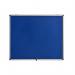 Bi-Office Fire Retardant Blue Felt Lockable Noticeboard Display Case 8 x A4 924x653mm - ST350101150 46026BS