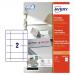 Avery Tent Cards 180x60mm PK40