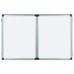 Bi-Office Maya Trio Magnetic Lacquered Steel Whiteboard Aluminium Frame 1200x900mm - TR02020108170 46040BS